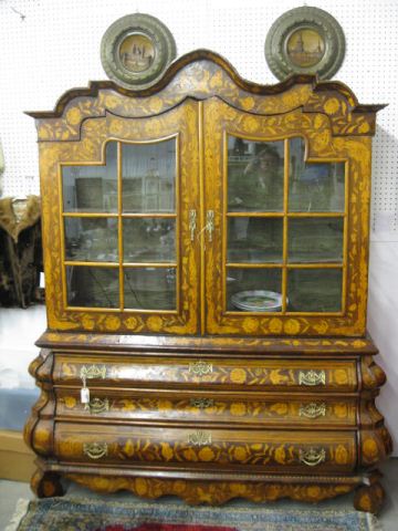 Dutch Marquetry Bombay Cabinet