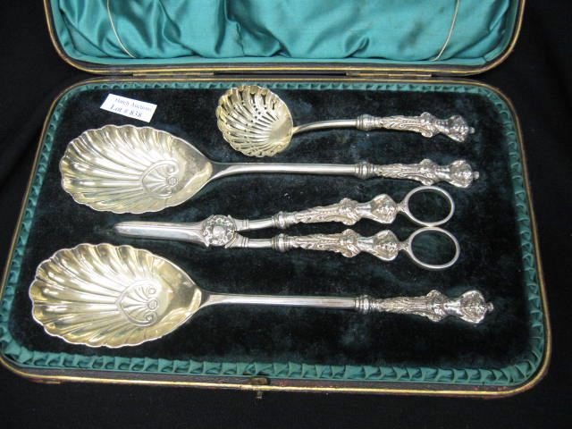 English Victorian Silver Serving