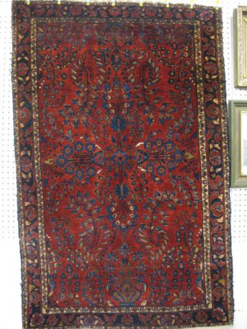 Sarouk Persian Handmade Rug semi-antique