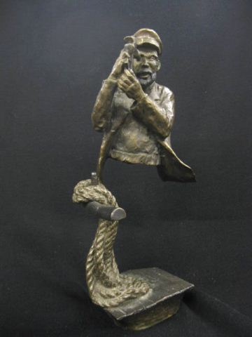 Mark Hopkins Bronze sea captain