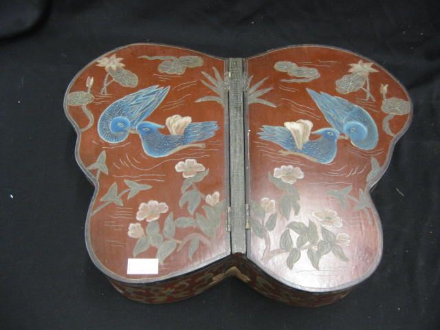 Chinese Handpainted Figural Butterfly