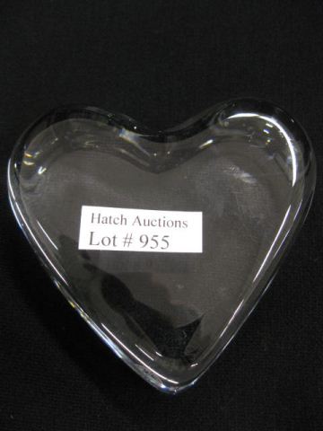 Baccarat Crystal Figural Heart 14c6aa