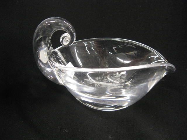 Steuben Crystal Gravy or Sauce Boat