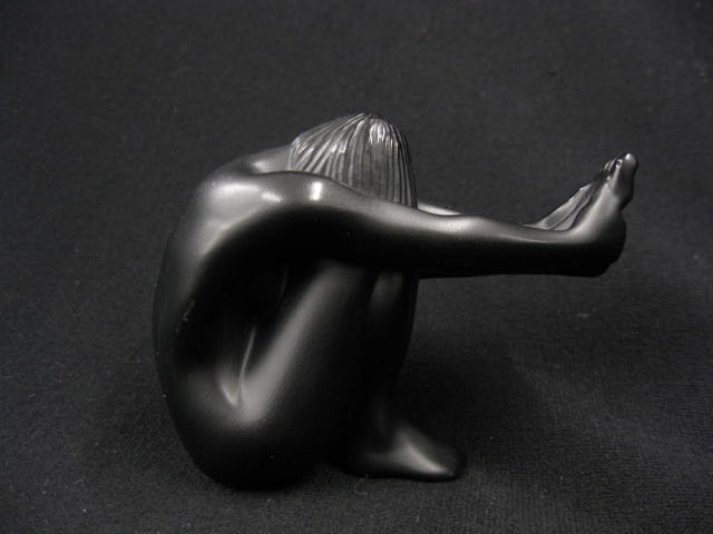 Lalique Black Crystal Figurine 14c6da