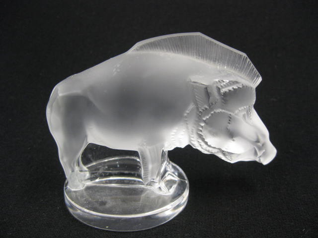 Lalique Crystal Figural Paperweight 14c6dc