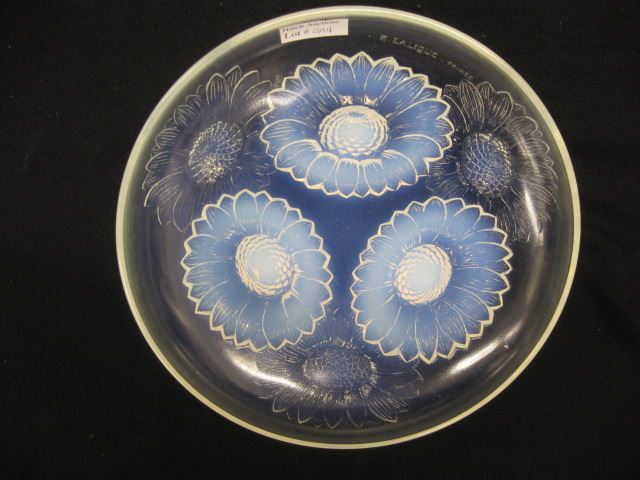 R Lalique Opalescent Bowl Vernon  14c746