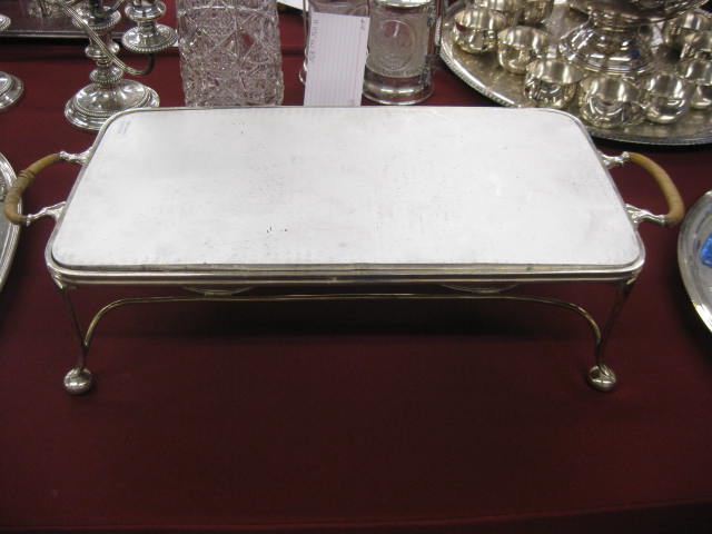 Silverplate Warming Stand double 14c743