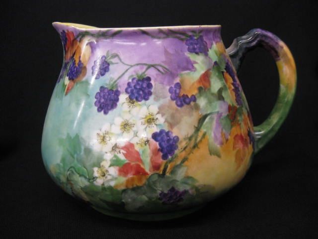 Limoges Handpainted Porcelain Cider 14c753