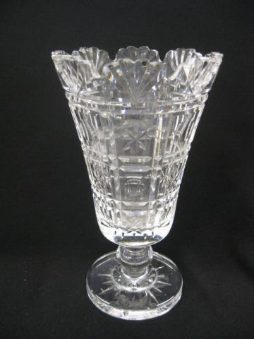 Waterford Cut Crystal Vase pedestal