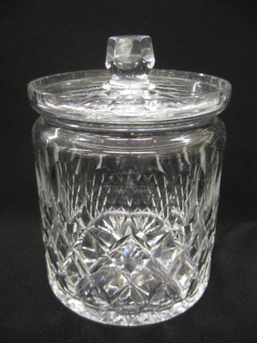 Edinburgh Irish Crystal Biscuit Jar