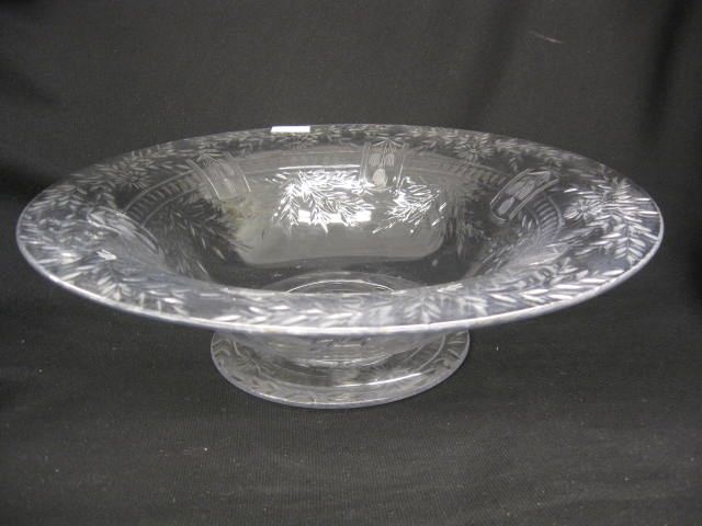 Pairpoint Crystal Centerpiece Bowl 14c7a4