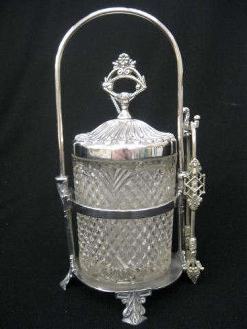 Victorian Silverplate Pickle Castor 14c7b0