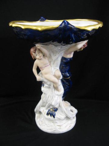 Royal Dux Porcelain Centerpiece Art