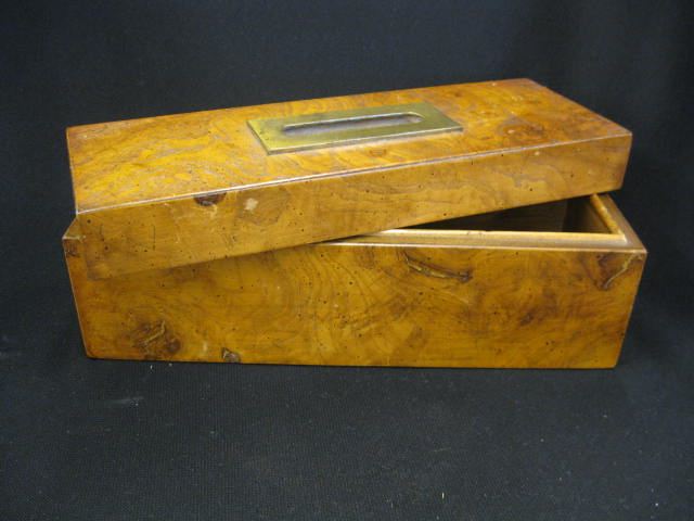 Burl Box 4'' x 11''.