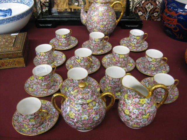 Chinese Porcelain Tea Service elaborateoverall