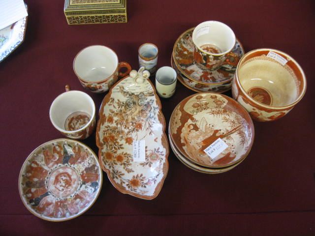 Collection of Japanese Kutani Porcelains