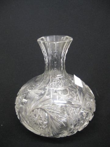 Cut Glass Carafe pinwheel design