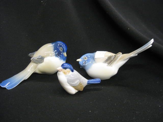 3 Bing Grondahl Porcelain Bird 14c840