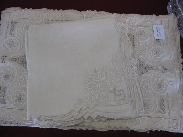 Antique Embroidered & Cut-Out Place