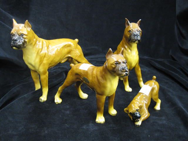 4 Morton Studio s Boxer Figurines 14c85f