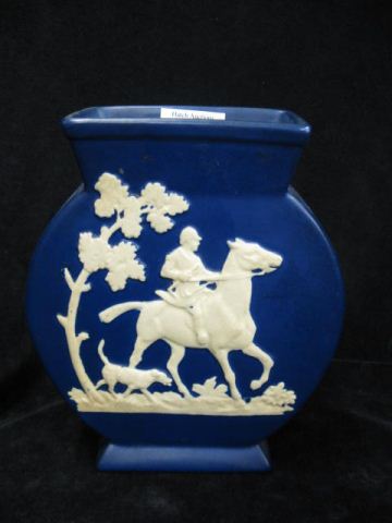 Weller Art Pottery Vase Fox Hunt 14c86b