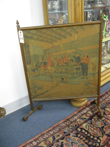 Victorian Fire Screen Englishtavern 14c86d