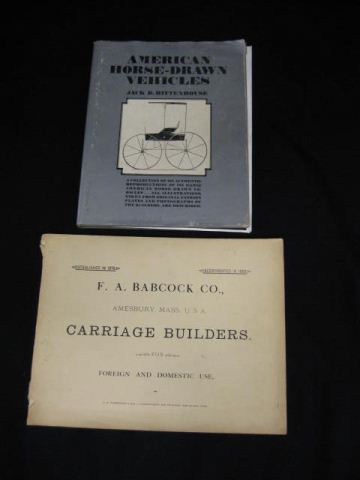 2 Books on Carriages;F.A. Babrock