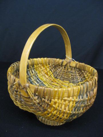 Cherokee Indian Basket dyed split 14c8ee