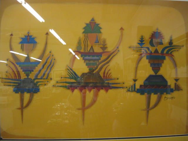 Argishti Lithograph of Indian Dancers 14c8fa