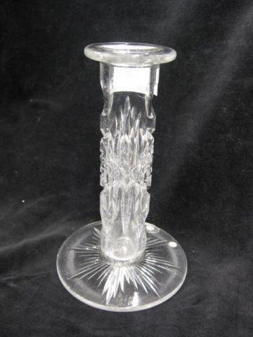 Hawkes Cut Glass Bud Vase signed 14c910