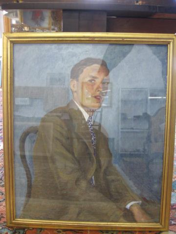 Taggart Family portrait of a man 1948painted