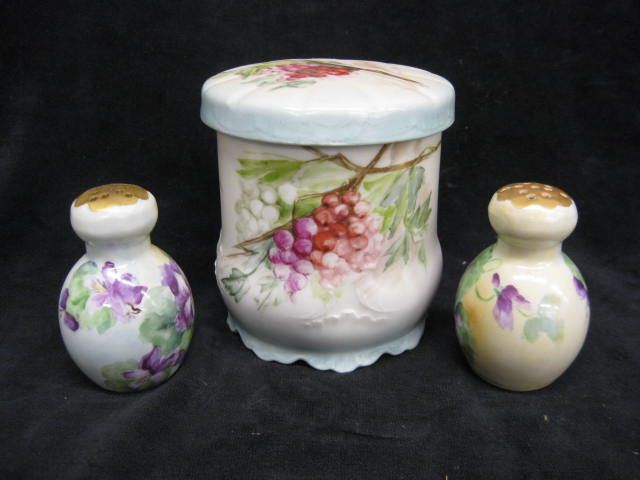 Handpainted Porcelain Jelly Jar Holderand