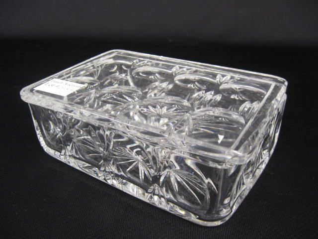 Hawkes Cut Glass Dresser Box rectangular