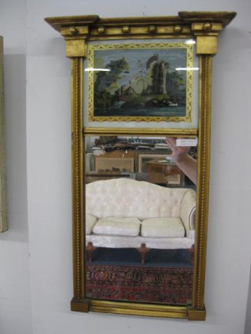 Empire Period Mirror reverse painting 14c985