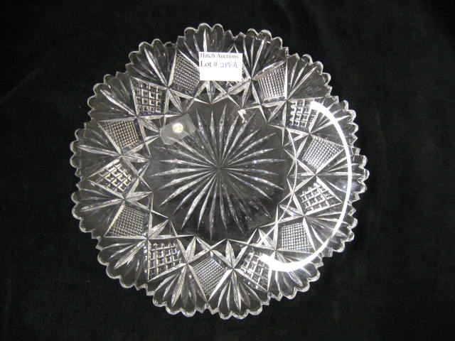 Hawkes Cut Glass 7'' Dish brilliant