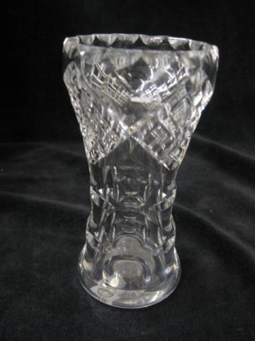 Libbey Cut Glass Bud Vase scarce 14c996