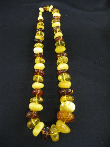 Amber Necklace 51 alternating Baltic