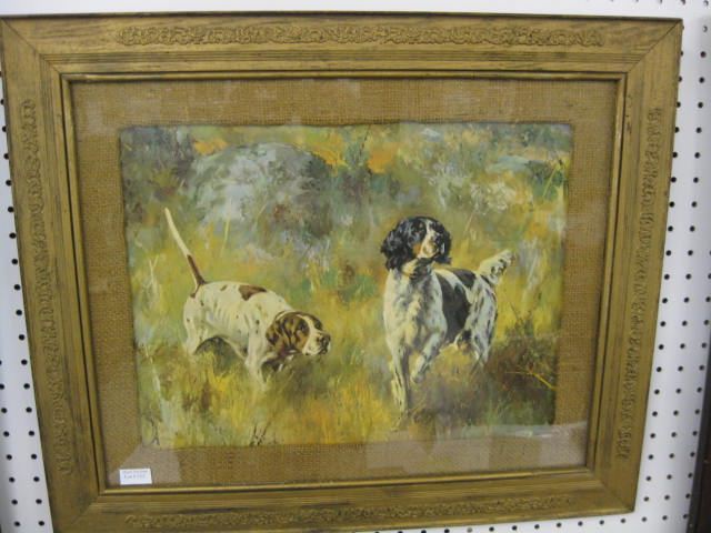 Victorian Chromolithograph of Setter