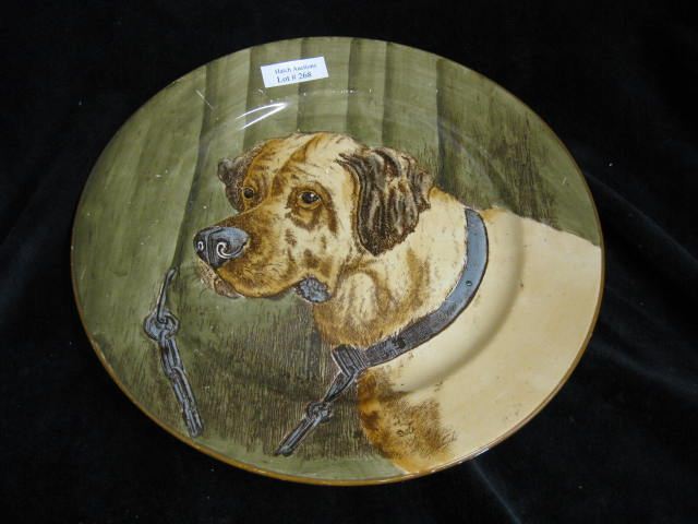 Caulden English Plate with Dog
