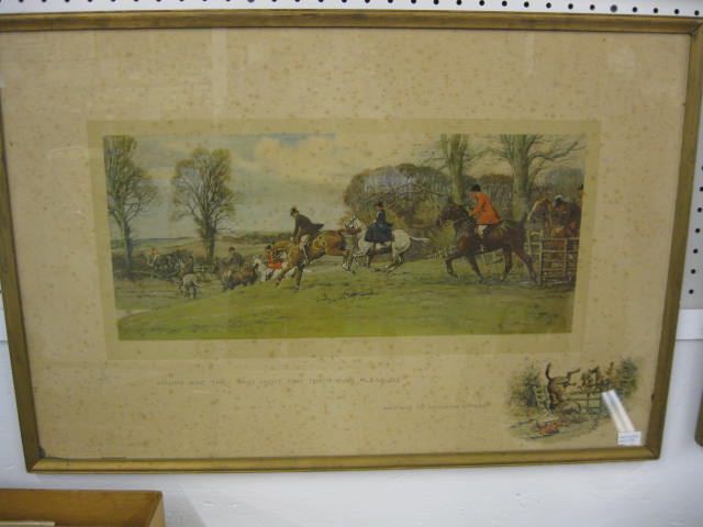 Snaffles Fox Hunt Print Happy 14c9fa