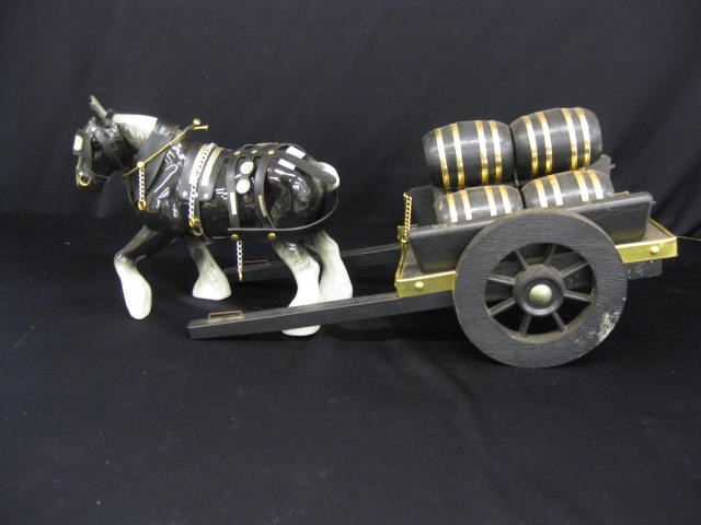 Melrose Pottery Horse with wooden