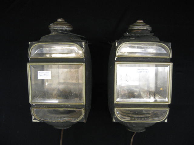 Pair of Early Carriage Lanterns