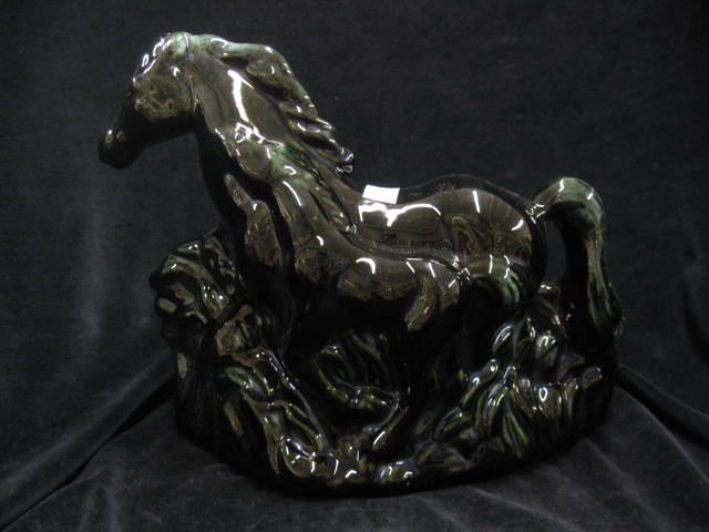 Art Pottery Figural TV Lamp mare