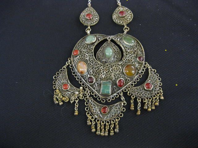 Necklace gem set 20 long Iranian  14ca82