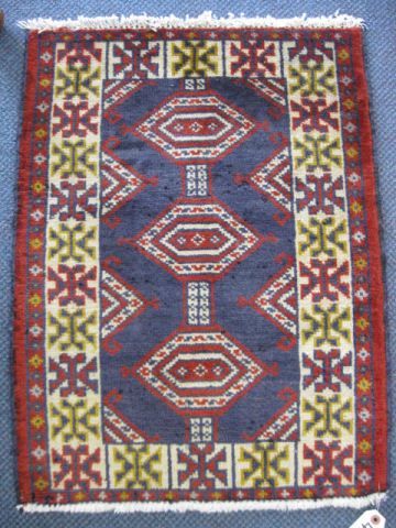 Hamadan Persian Handmade Mat geometric 14cab1