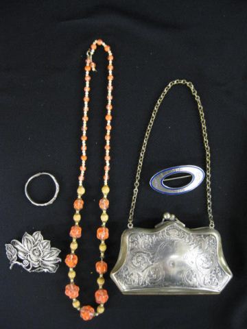 Estate Jewelry Lot;sterling pins silverplate