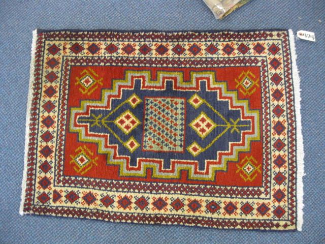Turkoman Persian Handmade Mat geometric 14cad7