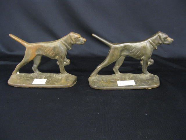 Pair of Figural Dog Bookends deco 14cae3