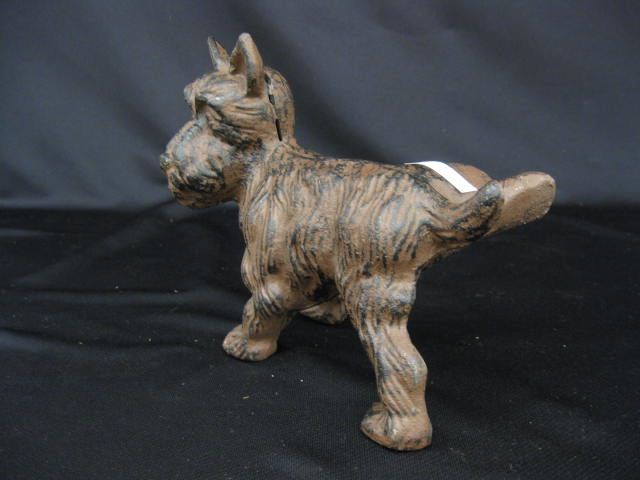 Figural Cast Iron Doorstop dog 14caed