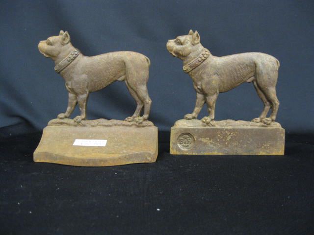 Bradley & Hubbard Figural Dog Bookends